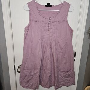 Style & Co. Mauve Sleeveless Midi Dress